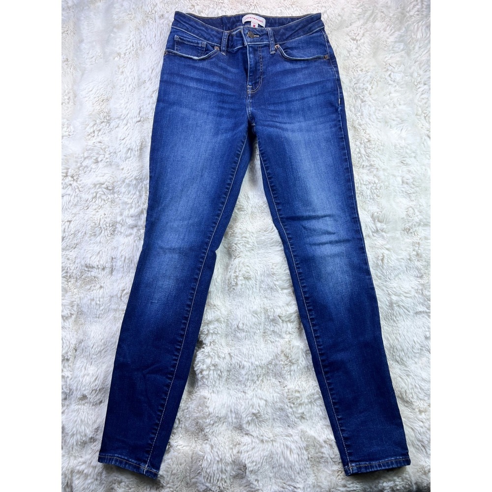 Lucky Brand Brooke Legging Jeans Size 8/29 R Medium Wash Denim Slim Fit